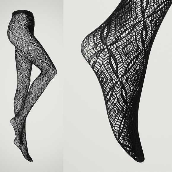 Wolford Accessories - Alberta Ferretti x Wolford Ajouré Net Tights /Stockings